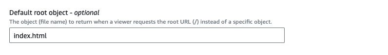 default-root-object